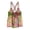 Multicoloured - 589, variant on Juniors Floral Print Sheer Shimmer Tank Top
