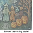 thumbnail image 3 of Papel Picado Skeletons Spooky Halloween Glass Cutting Board Large 12 in x 15 in, 3 of 5