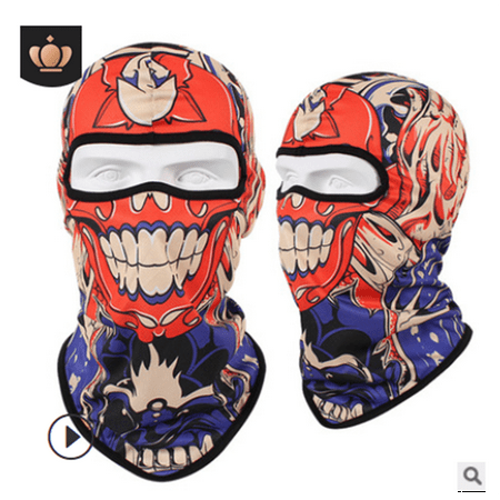 3D Balaclava Ski Mask Cool Skull Animal Full Face Mask for Halloween Ghost Mask