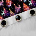 thumbnail image 4 of Homewish Christmas Tree Deer Curtains Pack of 2 (42x84 Each) for Children Female Teens,Happy New Year Curtains Blackout,Xmas Festival Bedroom Curtains,Breathable Home Decor, 4 of 6