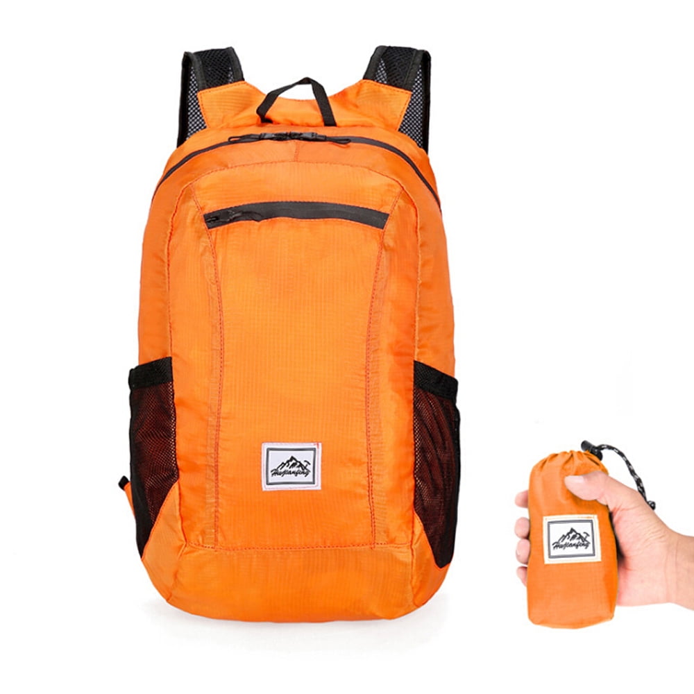 Outdoor Folding Backpack Hiking Waterproof Camping Ultralight Storage Bag 
