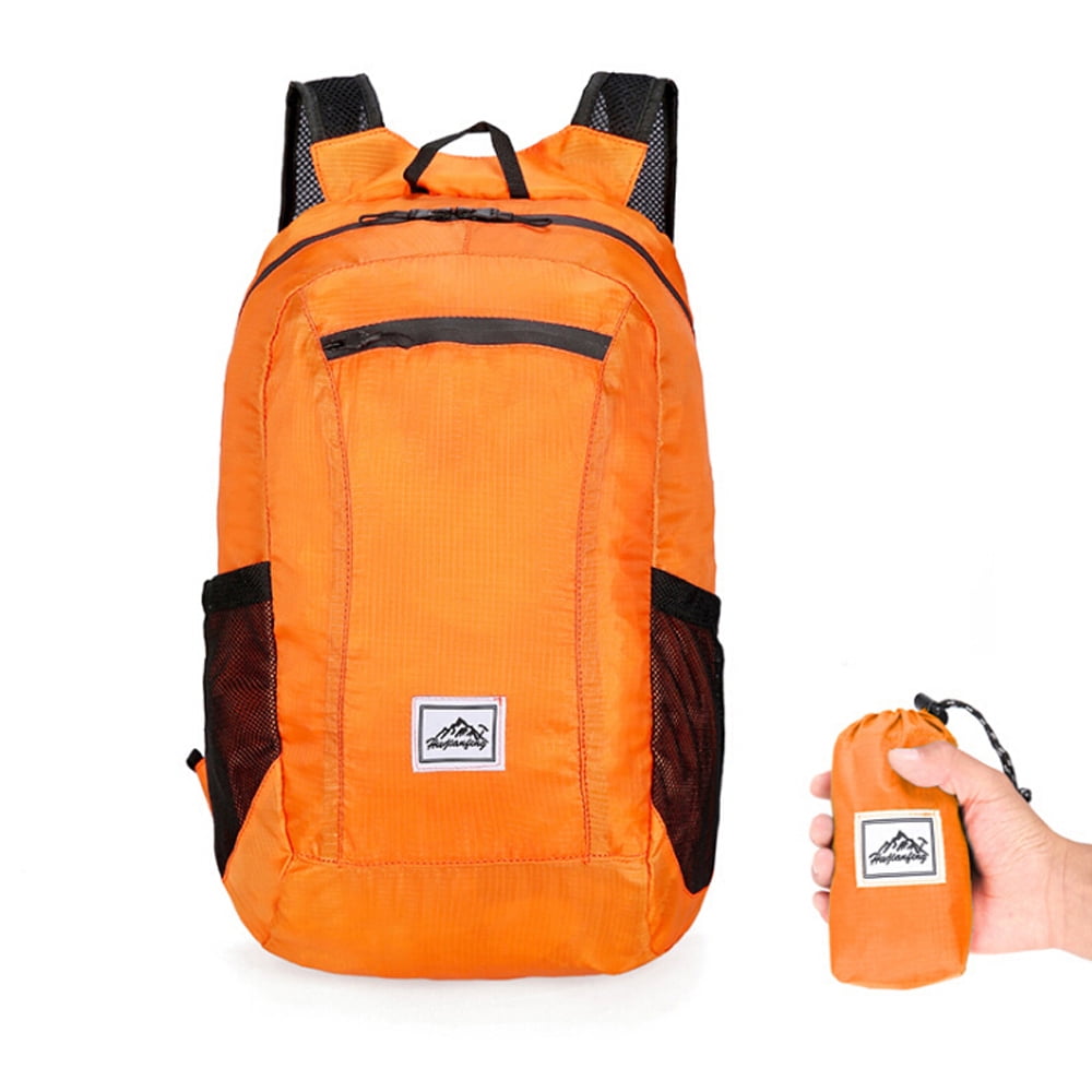 travel foldable nylon backpack