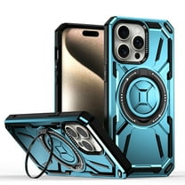 for iPhone 14 Pro Case with Stand [MagSafe Compatible] [Military-Grade Protection] Full-Body Rugged Shockproof Heavy Duty Cover with Built-in Ring Holder Kickstand for iPhone 14 Pro, Blue
