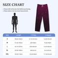 thumbnail image 4 of Lsque Dark Purple Glitter Print Men's Pajama Pants, Lounge Pant - Comfortable Home Wear,Elastic Waistband, Stylish Design-X-Large, 4 of 9