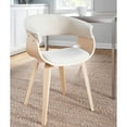 thumbnail image 2 of Carson Carrington  Sauda Mid-century Modern Chair - N/A Light Grey Fabric/Walnut Walnut Finish Polyester Modern & Contemporary, Mid-Century Modern, 2 of 5