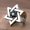 Black, variant on Retro Alloy Ring Six Pointed Star Design Fashion Jewelry for Women Gift Accessory Red JetBlack Plating Elegant
