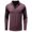 Dark red(Long Sleeve), variant on YODETEY Men's Long Sleeve Contrast Collar Polos Shirt with Pockets, Everyday Wear Long Sleeve Polos Collar Casual Tops,Big and Tall Black,Size XXL