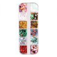 thumbnail image 1 of Juego de purpurina para uñas de Navidad 12 bloques de decoración de uñas, diamantes de imitación MABOTO Brillo de uñas, 1 of 7