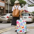 thumbnail image 5 of Housse de Valise de Voyage Protectrice Lavable, Housses de Bagage Colorées, Housse(S) de Bagage, 5 of 5