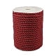 Twisted Nylon Thread Dark Red 5mm 18~19yards/roll(16.4m~17.3m/roll)