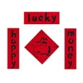 thumbnail image 2 of Voxware New Year Couplets Spring Festival Fu Character Banner Set with Felt Material Horse Pattern And Traditional Blessing Suitable for Home Door Workplace F lucky, 2 of 8