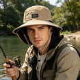 thumbnail image 4 of Sun Hat Adjustable Drawstring UPF 50+ Breathable Mesh Sides Quick-Dry Lightweight Collapsible Travel Hat, 4 of 8