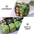 thumbnail image 3 of EeaseMX Juego de 25 dados acrílicos poliédricos de 6 caras para juegos de mesa., 3 of 7