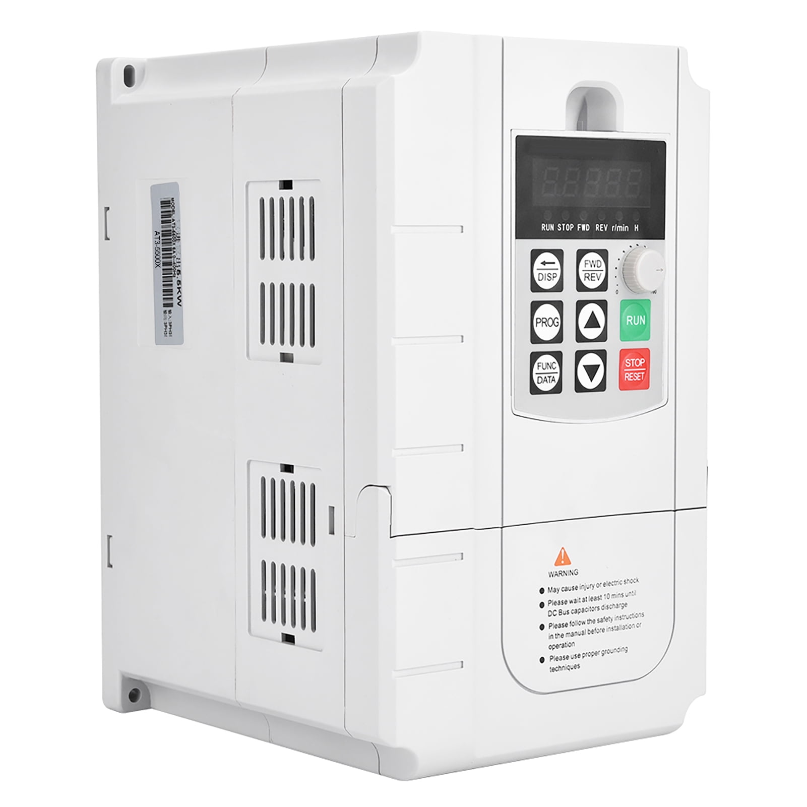 24.5 x 15 x 18.5cm 5.5KW 380V VF Control Ac Drive Frequency Inverter Three-Phase Input And Output 