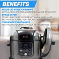 thumbnail image 5 of The Steam Boss - Lid and Spoon Rest | Accessories Compatible with Ninja Foodi Pressure Cooker Air Fryer, 5 of 7