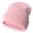 Pink, variant on Luvior Kids Ribbed Knit Beanie, Winter Hat, New Year, Orange, Size S