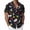 16-Black, variant on Telankuip Mens Hawaiian Style Print Shirts Summer Lapel Button down Short Sleeve Casual Style Shirt Loose Lightweight Breathable Beach Vacation and Daily Wear 30-Blue XL