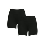 Jockey Essentials Women's 5'' Bike Chase Shorts, 2-Pack