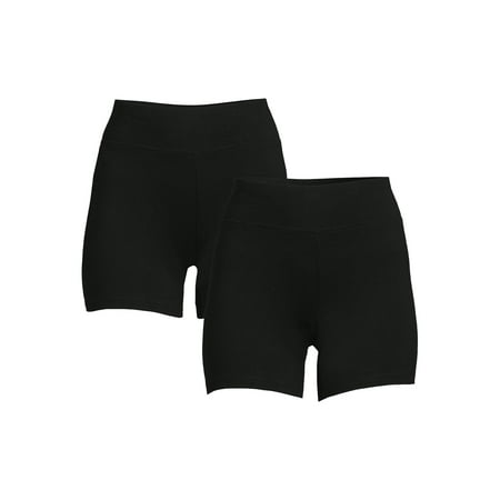 Jockey Essentials Women's 5'' Bike Chase Shorts, 2-Pack