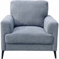 thumbnail image 3 of Benjara Jake 3 Piece Sofa, Loveseat, and Chair Living Room Set, Gray Chenille-Color:GrayMaterial, 3 of 5