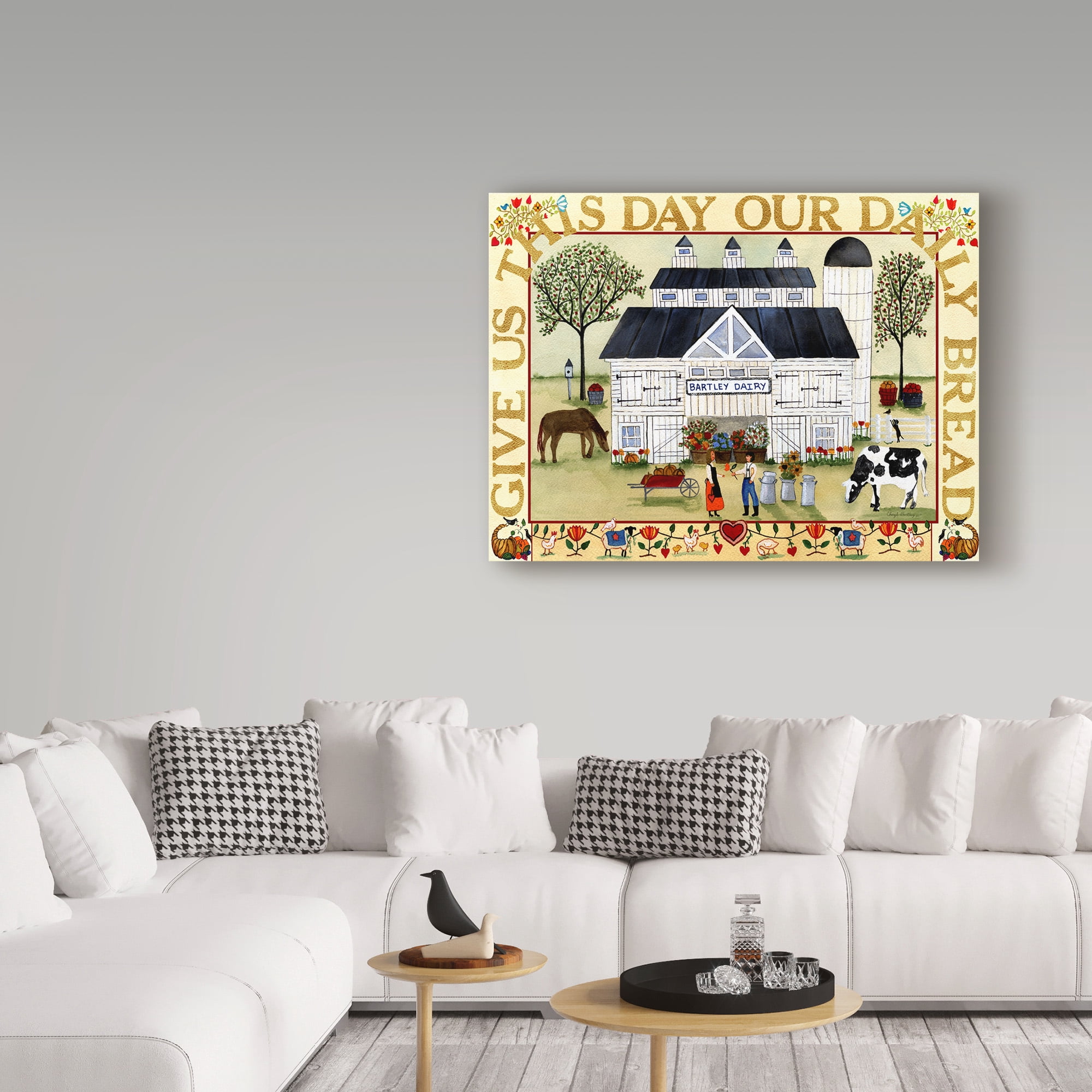Trademark Fine Art 'Bartley Dairy' Canvas Art by Cheryl Bartley