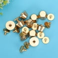 thumbnail image 4 of 10Pcs Feet Nailhead Purse Handbag Luggage Flat Stud Rivet 12mm Brass Material Leather Craft, 4 of 11