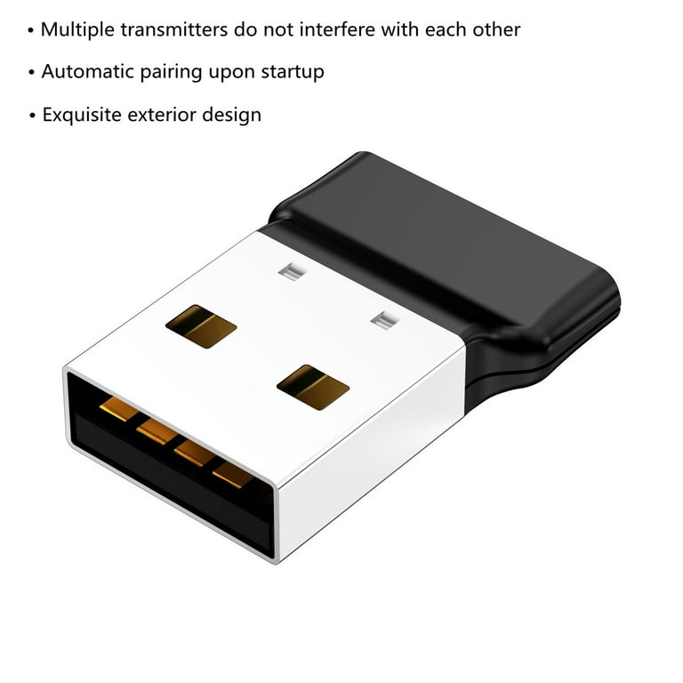 USB Bluetooth 5.3 Adapter for PC Supports Windows 11/10/8.1/7, Plug &Play  For Win11/10, Mini Bluetooth 5.3+ EDR Bluetooth Dongle Receiver  &Transmitter for PC,Laptop,Keyboard,Mouse,Headsets,Speakers 