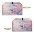 thumbnail image 4 of TSOVTHRID Butterfly Cherry Blossom Print Microwave Oven Dust Cover Heat-Resistant Microwave Toaster Oven Cover Easy Clean Kitchen Machine Covers Case Protections Protector, 18.25"W x 14.5"D x 11"H, S, 4 of 7