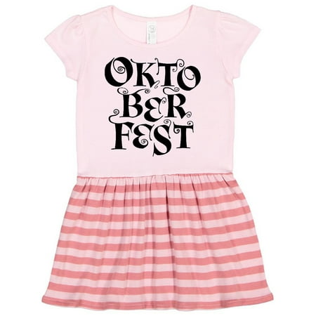 

Inktastic Oktoberfest letters Gift Toddler Girl Dress