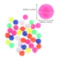 thumbnail image 3 of CIMAXIC 36 Pcs Perles Rondes pour Rayons de Roue de Vélo Perles Lumineuses en Plastique Clip pour Rayons Perles Fil Perles Décorations,0.59"X0.59"X0.59 Pouces, 3 of 4