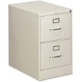 thumbnail image 2 of HON 2 Drawers Vertical Lockable Filing Cabinet, Gray, 2 of 5
