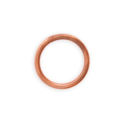 Copper Jump Ring Closed 7mm (10-Pcs)