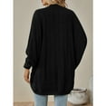 thumbnail image 2 of jinghuiyue Women Long Sleeve Cardigans Casual Batwing Sleeve Knitted Coat Loose Open Front Sweater Outwear M, 2 of 5
