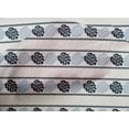 thumbnail image 2 of oneOone Cotton Poplin Dark Navy Blue Fabric Monstera Leaves Block Craft Projects Decor Fabric Printed By The Yard 42 Inch Wide, 2 of 4