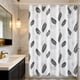 thumbnail image 1 of Plastic Shower Curtain Thick Waterproof And Mildews-proof Shower Curtain Dry And Wet Separation Shower Curtain Suitable For Bathroom Bedroom Toilet, 1 of 6