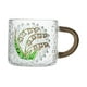 thumbnail image 5 of Vaso de vidrio para helado, decoración con diseño floral, novedoso hervidor portátil para Taza de agua, 5 of 9
