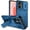 Blue, variant on Asuwish Magnetic, Kickstand, Slide Camera Cover TPU, Plastic, Metal Hard Shell Fashion Cell Phone Case for Motorola Moto G Stylus 2025, Green