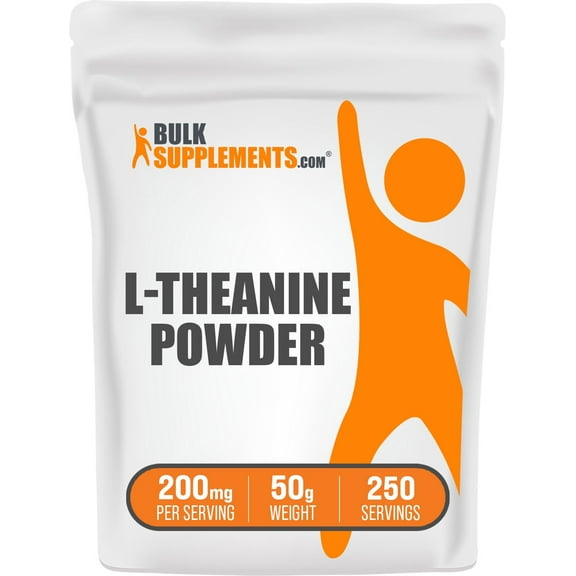 DISCONTINUED BulkSupplements L-Theanine Powder, 200mg Per Serving - 50 Grams (1.8 oz) - 250 Servings