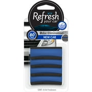 Refresh Your Car! Contour Vent Stick Car Air Freshener - 4 Count (New Car Scent)