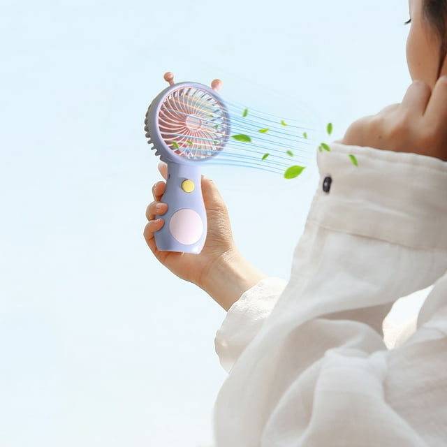 TIMIFIS Plastic Fan Portable Fan Adjustable Fan Small Fan Usb Office Outdoor Fan for Travel Portable Fan