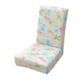 thumbnail image 2 of Patterned Elastic Chair Slipcovers for Dining Room - Spandex Blend Fabric Seat Protectors - Easy Install Washable Covers for Home and Commercial Use, 2 of 6