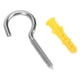 thumbnail image 3 of 10 tornillos autorroscantes + 10 tubos de expansión de plástico, kit de repuesto de enchufe de anclaje de pared, apertura, 3 of 7
