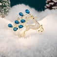 thumbnail image 4 of Women Brooch Small Deer Design Stable Pin with Rhinestone Inlay Dazzling Sweater Suit Coat Dress Badge Outfit Accessory, 4 of 8