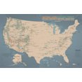 thumbnail image 4 of USA National Parks, Monuments & Forests Map 24x36 Poster, 4 of 5