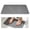 Gray, variant on Transparent Non Slip Shower Mat 16 x 27 Inch, PVC Foot Scrubber Bath Mat with 140 Suction Cups, Drain Holes, Quick Dry, Machine Washable
