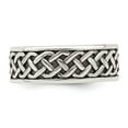 thumbnail image 4 of Sterling Silver Weave Design Ring, 4 of 5