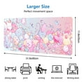 thumbnail image 5 of WISHTIME Desk Pad Protector, Mouse Pad, Office Desk Mat, Non-Slip Rubber Desk Blotter, Laptop Desk Pad, Waterproof Desk Writing Pad for Office and Home (31.5" x 11.8" x 0.08”Doll), 5 of 8