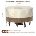 thumbnail image 1 of MotorGenic 50" x 22.83" Beige & Brown Patio Furniture Set Cover, Waterproof, 1 of 11