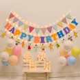thumbnail image 3 of Banderines de feliz cumpleaños Ins, banderines de fiesta de fieltro DIY coloridos, 3 of 4