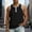 Black, variant on Men's Half-Zip Color Block Sleeveless Top, Casual Crew Neck Tank for Streetwear and Everyday Use Red M